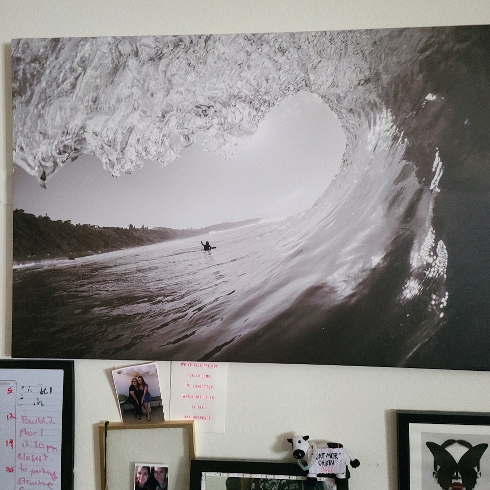 California Ocean Surfer Canvas Art